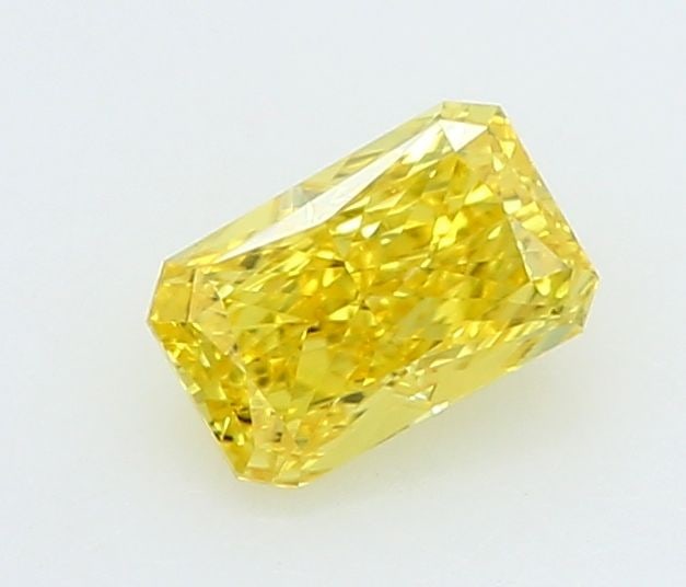 Loose Diamond - RADIANT 0.22ct Fancy Vivid Yellow VVS2: Loose Diamond - RADIANT 0.22ct Fancy Vivid Yellow VVS2 Source: This is a real non-mined Diamond that has been grown in a lab Shape: RADIANT Carats: 0.22 Color: Fancy Vivid Yellow Certification: IGI Vi