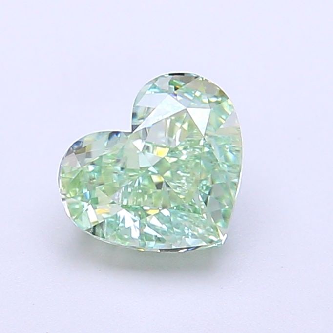 Loose Diamond - HEART 1.26ct Fancy Vivid Green VS1: Loose Diamond - HEART 1.26ct Fancy Vivid Green VS1 Source: This is a real non-mined Diamond that has been grown in a lab Shape: HEART Carats: 1.26 Color: Fancy Vivid Green Certification: IGI Video: