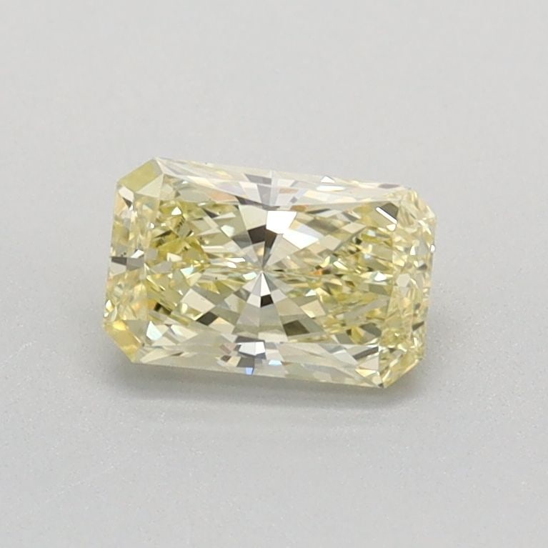 Loose Diamond - RADIANT 0.45ct Fancy Yellow VS1: Loose Diamond - RADIANT 0.45ct Fancy Yellow VS1 Source: This is a real non-mined Diamond that has been grown in a lab Shape: RADIANT Carats: 0.45 Color: Fancy Yellow Certification: IGI Video: