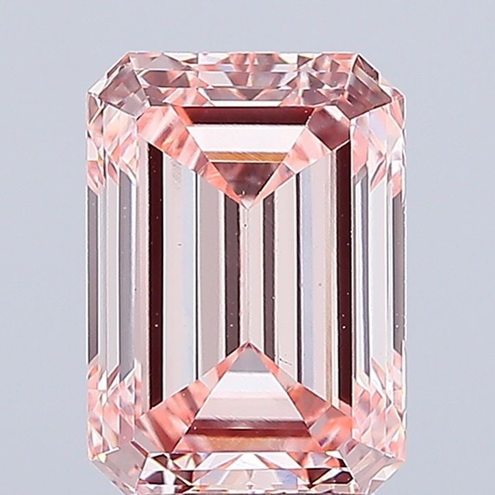 Loose Diamond - EMERALD 4.0ct Fancy Intense Pink VS1: Loose Diamond - EMERALD 4.0ct Fancy Intense Pink VS1 Source: This is a real non-mined Diamond that has been grown in a lab Shape: EMERALD Carats: 4.0 Color: Fancy Intense Pink Certification: IGI Video