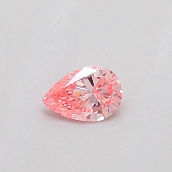Loose Diamond - PEAR 0.15ct Fancy Vivid Pink VVS2: Loose Diamond - PEAR 0.15ct Fancy Vivid Pink VVS2 Source: This is a real non-mined Diamond that has been grown in a lab Shape: PEAR Carats: 0.15 Color: Fancy Vivid Pink Certification: IGI Additional i