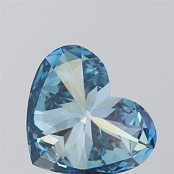 Loose Diamond - HEART 2.8ct Fancy Vivid Blue VS1: Loose Diamond - HEART 2.8ct Fancy Vivid Blue VS1 Source: This is a real non-mined Diamond that has been grown in a lab Shape: HEART Carats: 2.8 Color: Fancy Vivid Blue Certification: IGI Video: