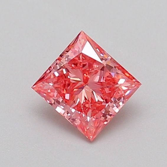 Loose Diamond - PRINCESS 0.51ct Fancy Vivid Pink SI2: Loose Diamond - PRINCESS 0.51ct Fancy Vivid Pink SI2 Source: This is a real non-mined Diamond that has been grown in a lab Shape: PRINCESS Carats: 0.51 Color: Fancy Vivid Pink Certification: NONE Vide