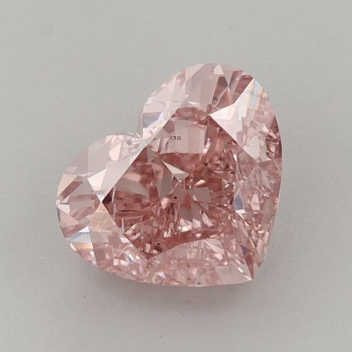 Loose Diamond - HEART 1.43ct Fancy Intense Brownish Pink VVS2: Loose Diamond - HEART 1.43ct Fancy Intense Brownish Pink VVS2 Source: This is a real non-mined Diamond that has been grown in a lab Shape: HEART Carats: 1.43 Color: Fancy Intense Brownish Pink Certifi