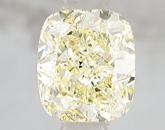 Loose Diamond - CUSHION BRILLIANT 1.01ct Fancy Yellow VS1: Loose Diamond - CUSHION BRILLIANT 1.01ct Fancy Yellow VS1 Source: This is a real non-mined Diamond that has been grown in a lab Shape: CUSHION BRILLIANT Carats: 1.01 Color: Fancy Yellow Certification: