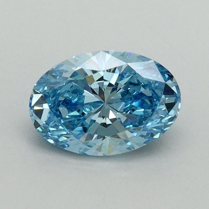 Loose Diamond - OVAL 0.7ct Fancy Vivid Blue VS2: Loose Diamond - OVAL 0.7ct Fancy Vivid Blue VS2 Source: This is a real non-mined Diamond that has been grown in a lab Shape: OVAL Carats: 0.7 Color: Fancy Vivid Blue Certification: IGI Video: