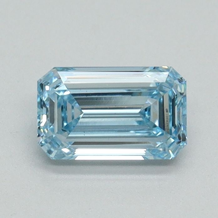 Loose Diamond - EMERALD 0.7ct Fancy Intense Blue VS1 (1 of 1)