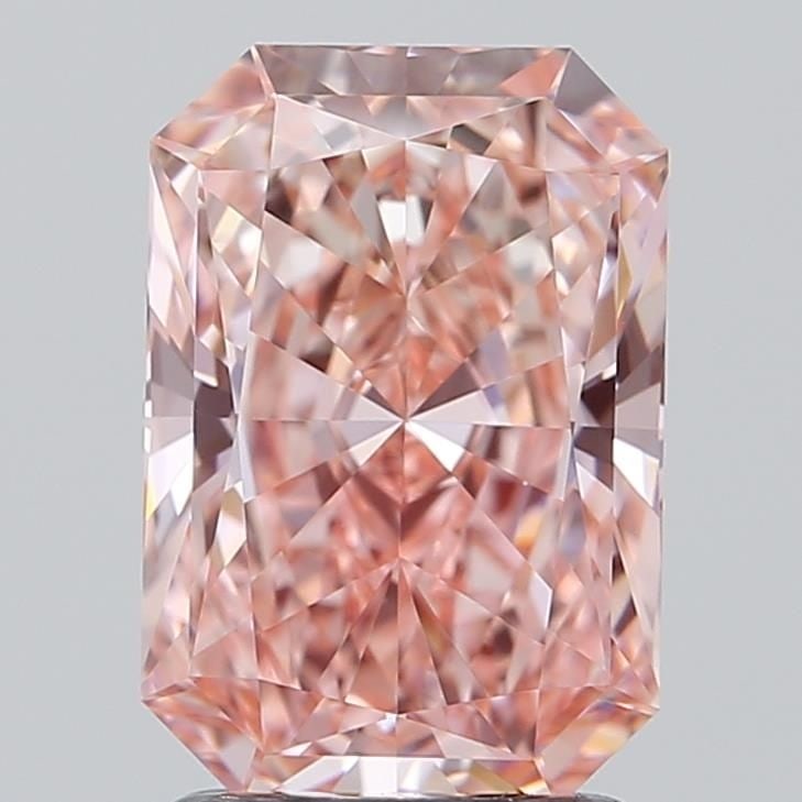 Loose Diamond - RADIANT 2.0ct Fancy Vivid Pink VVS2: Loose Diamond - RADIANT 2.0ct Fancy Vivid Pink VVS2 Source: This is a real non-mined Diamond that has been grown in a lab Shape: RADIANT Carats: 2.0 Color: Fancy Vivid Pink Certification: IGI Video: