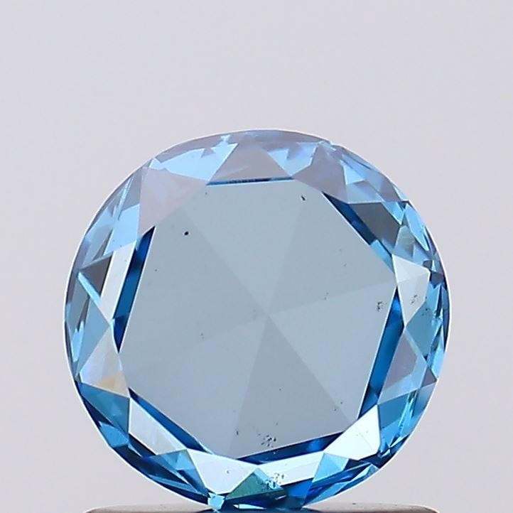 Loose Diamond - ROSE 0.82ct Fancy Vivid Blue SI1: Loose Diamond - ROSE 0.82ct Fancy Vivid Blue SI1 Source: This is a real non-mined Diamond that has been grown in a lab Shape: ROSE Carats: 0.82 Color: Fancy Vivid Blue Certification: NONE Video: