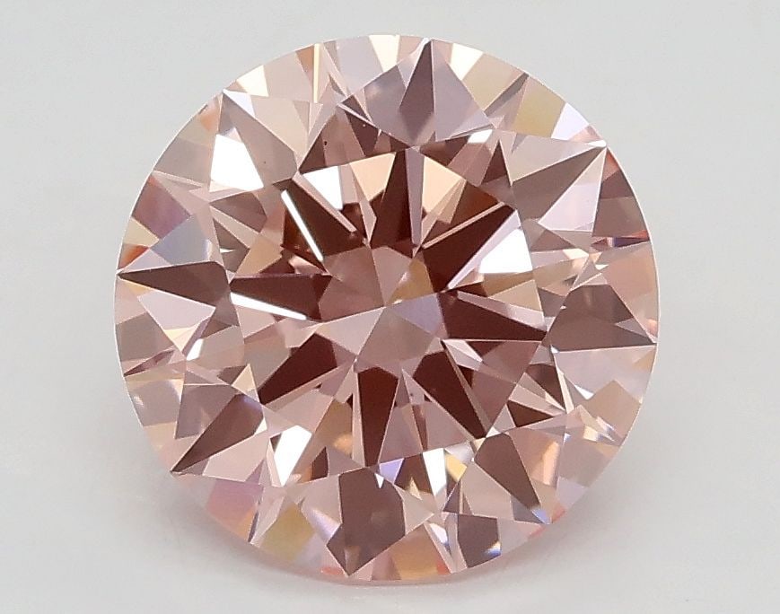 Ideal Loose Diamond - ROUND 2.08ct Fancy Intense Pink VS1: Ideal Loose Diamond - ROUND 2.08ct Fancy Intense Pink VS1 Source: This is a real non-mined Diamond that has been grown in a lab Shape: ROUND Carats: 2.08 Color: Fancy Intense Pink Certification: IGI V
