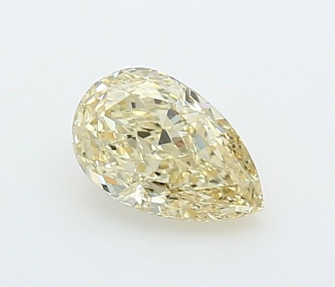 Loose Diamond - PEAR 1.01ct Fancy Light Yellow VS2: Loose Diamond - PEAR 1.01ct Fancy Light Yellow VS2 Source: This is a real non-mined Diamond that has been grown in a lab Shape: PEAR Carats: 1.01 Color: Fancy Light Yellow Certification: IGI Video: