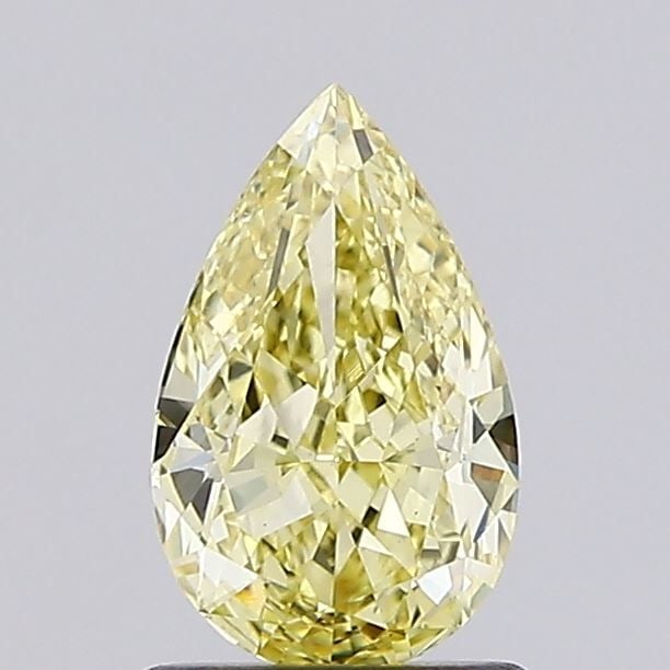 Loose Diamond - PEAR 1.06ct Fancy Intense Yellow VS2: Loose Diamond - PEAR 1.06ct Fancy Intense Yellow VS2 Source: This is a real non-mined Diamond that has been grown in a lab Shape: PEAR Carats: 1.06 Color: Fancy Intense Yellow Certification: IGI Video