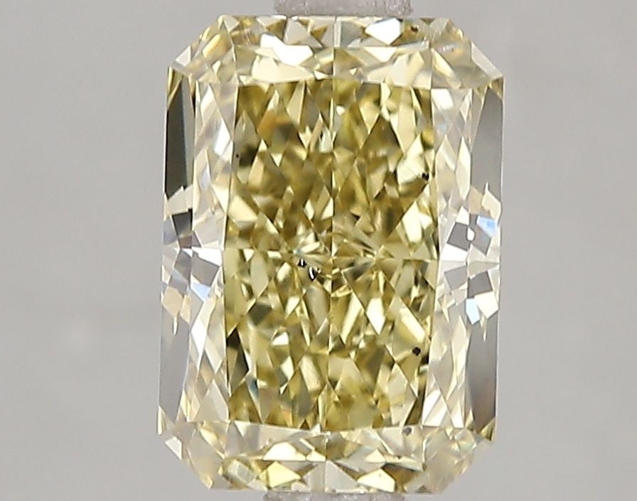 Loose Diamond - RADIANT 2.04ct Fancy Yellow SI1: Loose Diamond - RADIANT 2.04ct Fancy Yellow SI1 Source: This is a real non-mined Diamond that has been grown in a lab Shape: RADIANT Carats: 2.04 Color: Fancy Yellow Certification: IGI Video: