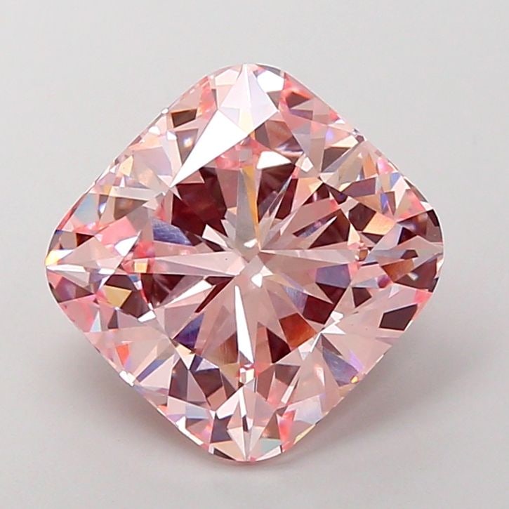 Loose Diamond - CUSHION MODIFIED 7.07ct Fancy Intense Pink VS1: Loose Diamond - CUSHION MODIFIED 7.07ct Fancy Intense Pink VS1 Source: This is a real non-mined Diamond that has been grown in a lab Shape: CUSHION MODIFIED Carats: 7.07 Color: Fancy Intense Pink