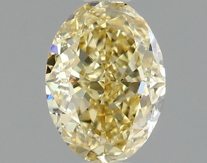 Loose Diamond - OVAL 1.04ct Fancy Intense Yellow VS2: Loose Diamond - OVAL 1.04ct Fancy Intense Yellow VS2 Source: This is a real non-mined Diamond that has been grown in a lab Shape: OVAL Carats: 1.04 Color: Fancy Intense Yellow Certification: IGI Video