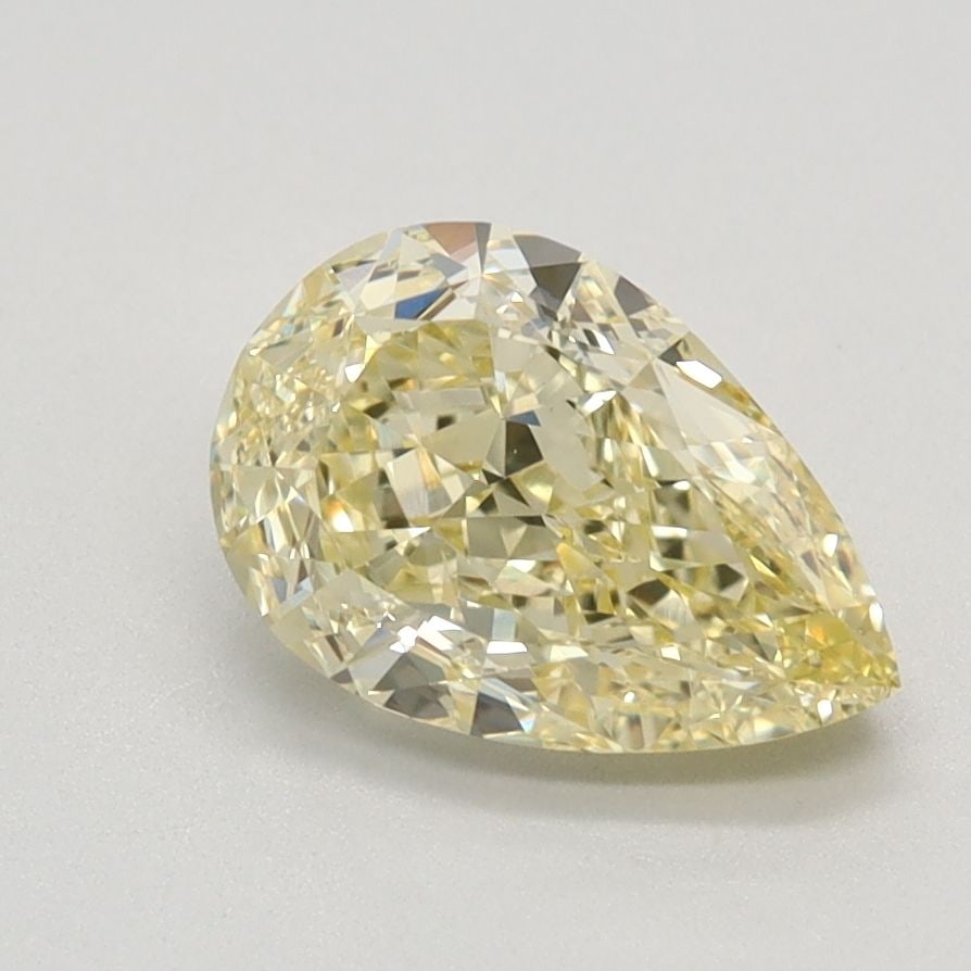 Loose Diamond - PEAR 1.41ct Fancy Intense Yellow VS1: Loose Diamond - PEAR 1.41ct Fancy Intense Yellow VS1 Source: This is a real non-mined Diamond that has been grown in a lab Shape: PEAR Carats: 1.41 Color: Fancy Intense Yellow Certification: IGI Video