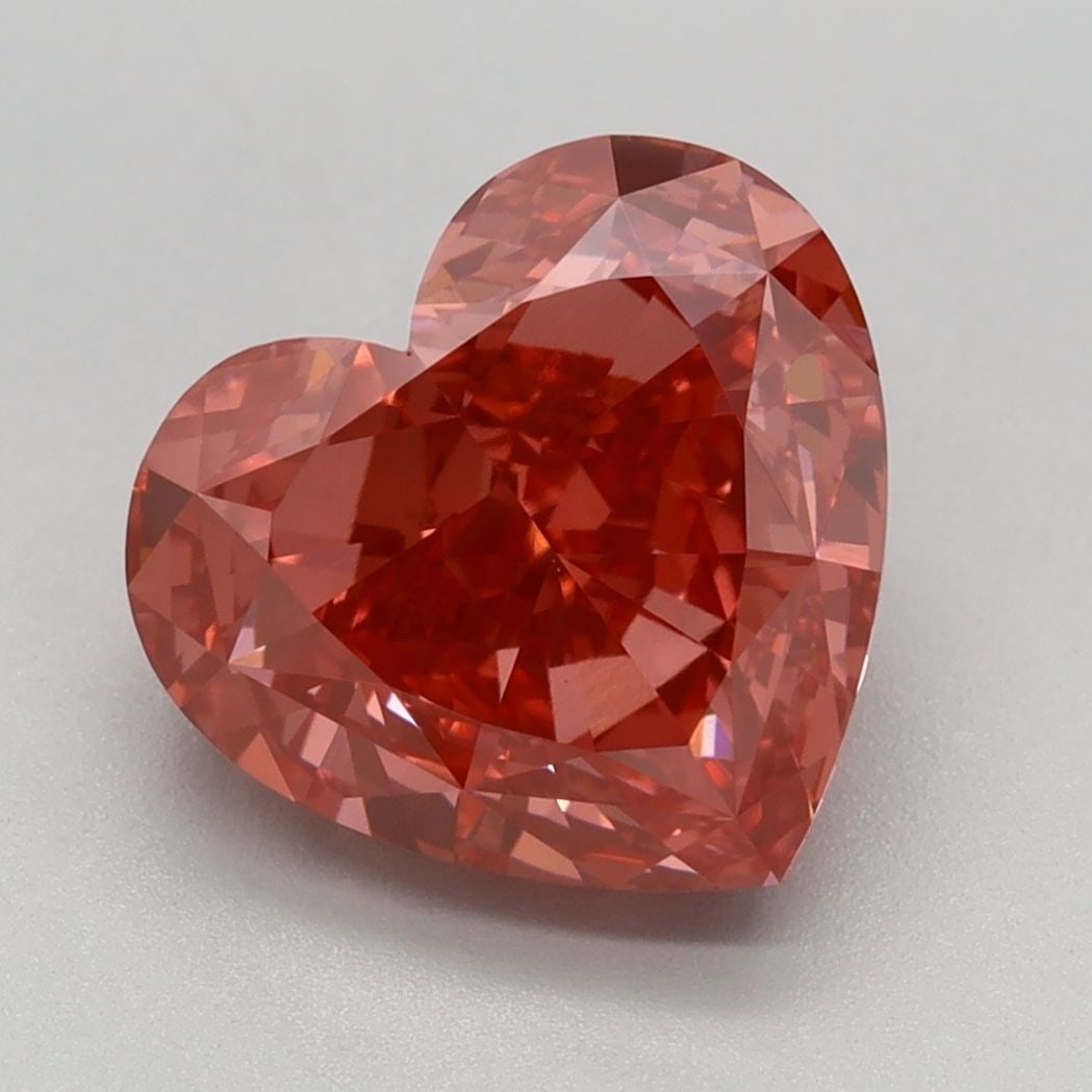 Loose Diamond - HEART 3.15ct Fancy Vivid Pink VVS2: Loose Diamond - HEART 3.15ct Fancy Vivid Pink VVS2 Source: This is a real non-mined Diamond that has been grown in a lab Shape: HEART Carats: 3.15 Color: Fancy Vivid Pink Certification: IGI Video: