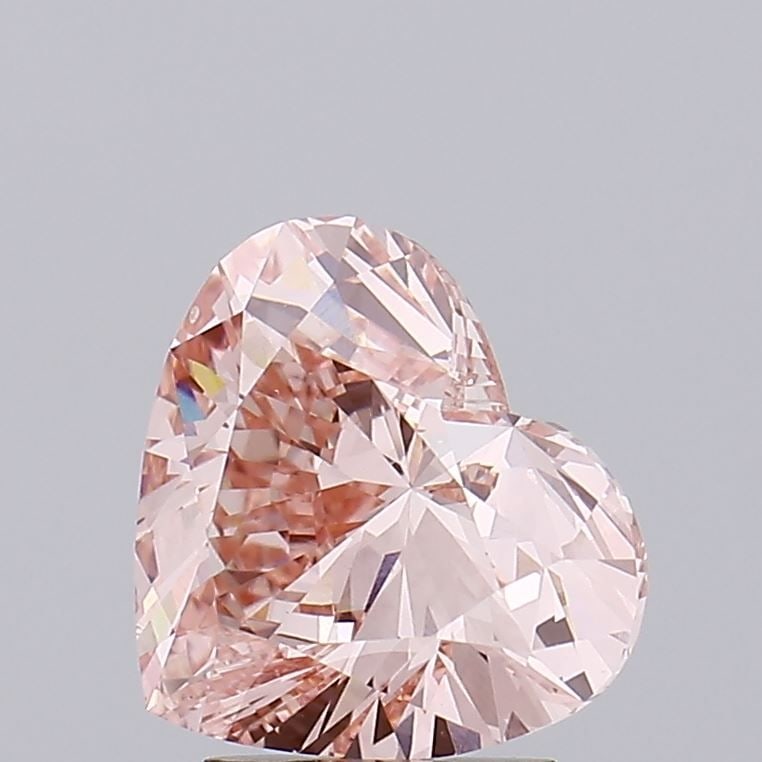 Loose Diamond - HEART 2.97ct Fancy Intense Pink VS2: Loose Diamond - HEART 2.97ct Fancy Intense Pink VS2 Source: This is a real non-mined Diamond that has been grown in a lab Shape: HEART Carats: 2.97 Color: Fancy Intense Pink Certification: IGI Video: