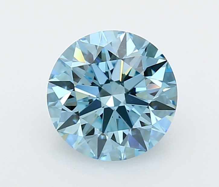 Ideal Loose Diamond - ROUND 2.0ct Fancy Vivid Blue VS1: Ideal Loose Diamond - ROUND 2.0ct Fancy Vivid Blue VS1 Source: This is a real non-mined Diamond that has been grown in a lab Shape: ROUND Carats: 2.0 Color: Fancy Vivid Blue Certification: IGI Video: