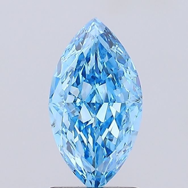 Loose Diamond - MARQUISE 1.4ct Fancy Vivid Blue VS2: Loose Diamond - MARQUISE 1.4ct Fancy Vivid Blue VS2 Source: This is a real non-mined Diamond that has been grown in a lab Shape: MARQUISE Carats: 1.4 Color: Fancy Vivid Blue Certification: NONE Video: