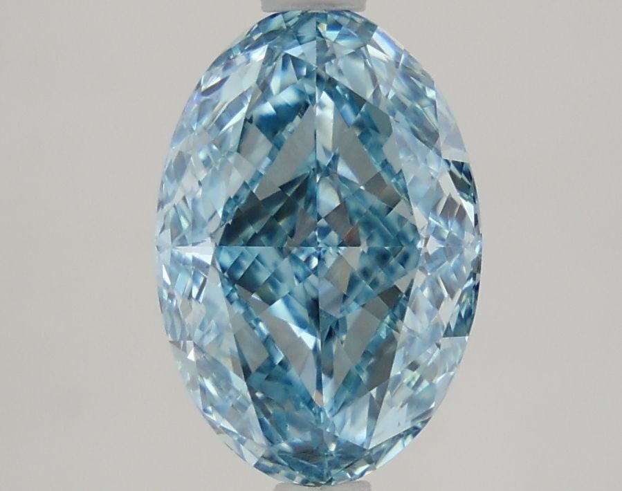 Loose Diamond - OVAL 2.29ct Fancy Vivid Blue VS1: Loose Diamond - OVAL 2.29ct Fancy Vivid Blue VS1 Source: This is a real non-mined Diamond that has been grown in a lab Shape: OVAL Carats: 2.29 Color: Fancy Vivid Blue Certification: IGI Video: