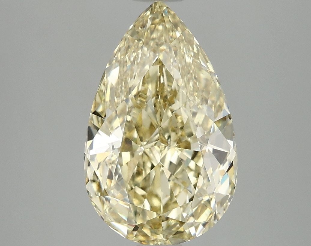 Loose Diamond - PEAR 3.07ct Fancy Intense Yellow VS1: Loose Diamond - PEAR 3.07ct Fancy Intense Yellow VS1 Source: This is a real non-mined Diamond that has been grown in a lab Shape: PEAR Carats: 3.07 Color: Fancy Intense Yellow Certification: IGI Video
