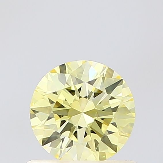 Loose Diamond - ROUND 0.56ct Fancy Yellow VVS2: Loose Diamond - ROUND 0.56ct Fancy Yellow VVS2 Source: This is a real non-mined Diamond that has been grown in a lab Shape: ROUND Carats: 0.56 Color: Fancy Yellow Certification: IGI Additional images