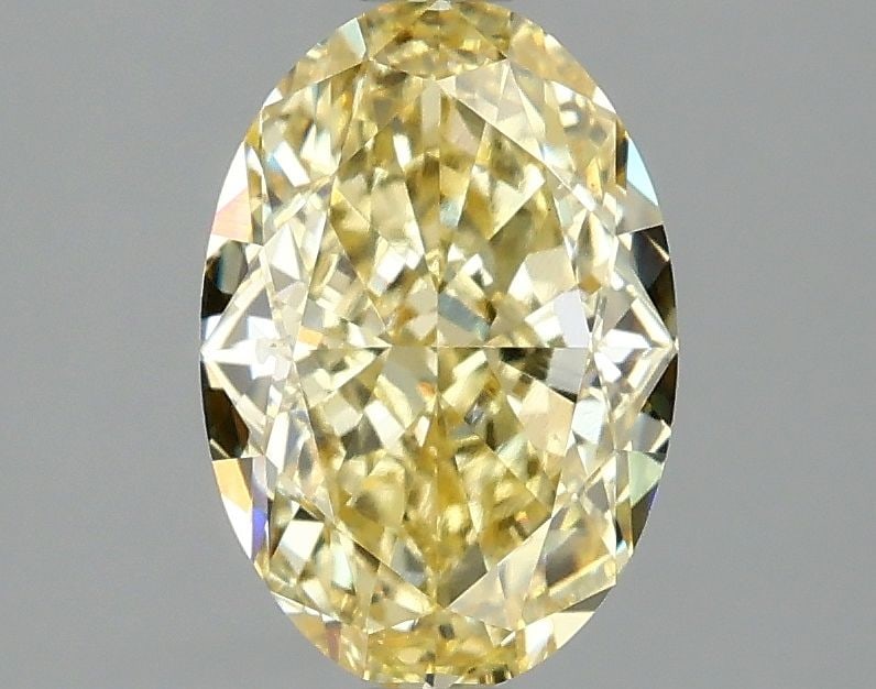 Loose Diamond - OVAL 2.09ct Fancy Intense Yellow VS1: Loose Diamond - OVAL 2.09ct Fancy Intense Yellow VS1 Source: This is a real non-mined Diamond that has been grown in a lab Shape: OVAL Carats: 2.09 Color: Fancy Intense Yellow Certification: IGI Video