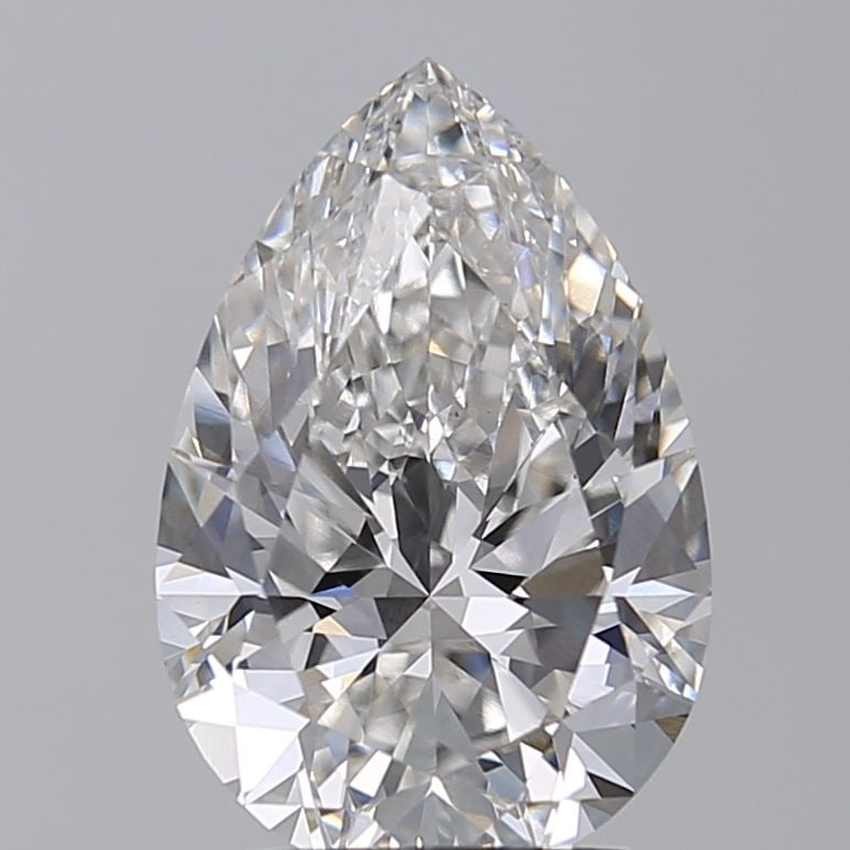 Loose Diamond - PEAR 3.04ct G VVS2: Loose Diamond - PEAR 3.04ct G VVS2 Source: This is a real non-mined Diamond that has been grown in a lab Shape: PEAR Carats: 3.04 Color: G Clarity: VVS2 Certification: IGI Video: