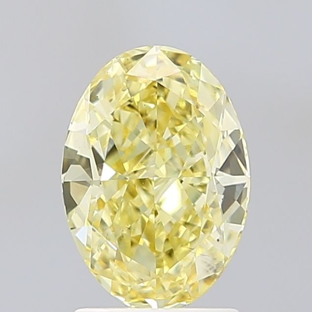 Loose Diamond - OVAL 2.01ct Fancy Intense Yellow VS1: Loose Diamond - OVAL 2.01ct Fancy Intense Yellow VS1 Source: This is a real non-mined Diamond that has been grown in a lab Shape: OVAL Carats: 2.01 Color: Fancy Intense Yellow Certification: IGI Video