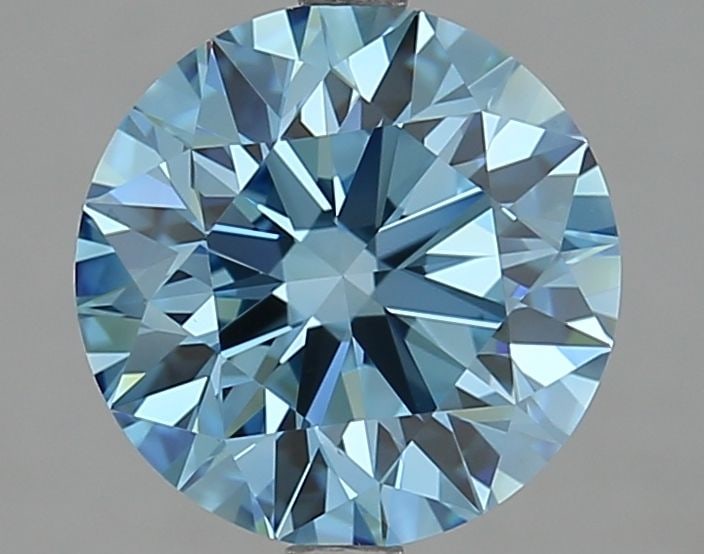 Ideal Loose Diamond - ROUND 2.72ct Fancy Vivid Blue VVS1: Ideal Loose Diamond - ROUND 2.72ct Fancy Vivid Blue VVS1 Source: This is a real non-mined Diamond that has been grown in a lab Shape: ROUND Carats: 2.72 Color: Fancy Vivid Blue Certification: IGI Vide