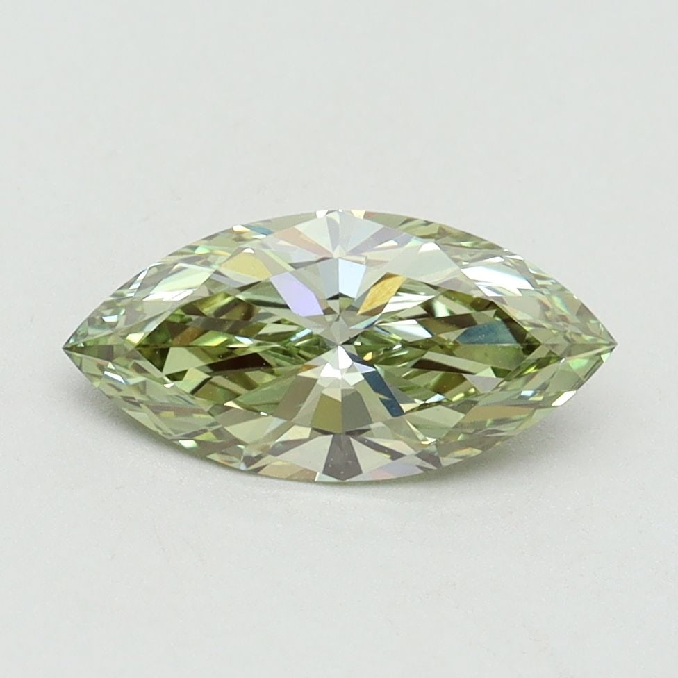Loose Diamond - MARQUISE 1.02ct Fancy Intense Green VS1: Loose Diamond - MARQUISE 1.02ct Fancy Intense Green VS1 Source: This is a real non-mined Diamond that has been grown in a lab Shape: MARQUISE Carats: 1.02 Color: Fancy Intense Green Certification: IGI