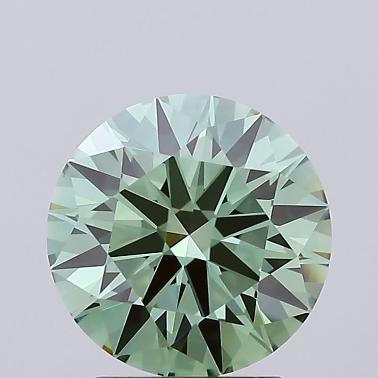 Ideal Loose Diamond - ROUND 2.04ct Fancy Vivid Green VS1: Ideal Loose Diamond - ROUND 2.04ct Fancy Vivid Green VS1 Source: This is a real non-mined Diamond that has been grown in a lab Shape: ROUND Carats: 2.04 Color: Fancy Vivid Green Certification: IGI Vid