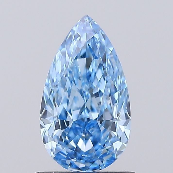 Loose Diamond - PEAR 1.03ct Fancy Vivid Blue VS1: Loose Diamond - PEAR 1.03ct Fancy Vivid Blue VS1 Source: This is a real non-mined Diamond that has been grown in a lab Shape: PEAR Carats: 1.03 Color: Fancy Vivid Blue Certification: IGI Video:
