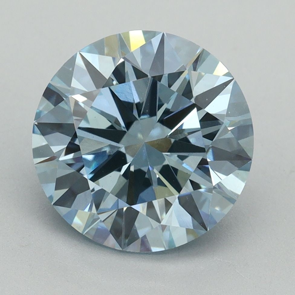 Ideal Loose Diamond - ROUND 3.27ct Fancy Vivid Blue VVS2: Ideal Loose Diamond - ROUND 3.27ct Fancy Vivid Blue VVS2 Source: This is a real non-mined Diamond that has been grown in a lab Shape: ROUND Carats: 3.27 Color: Fancy Vivid Blue Certification: IGI Vide