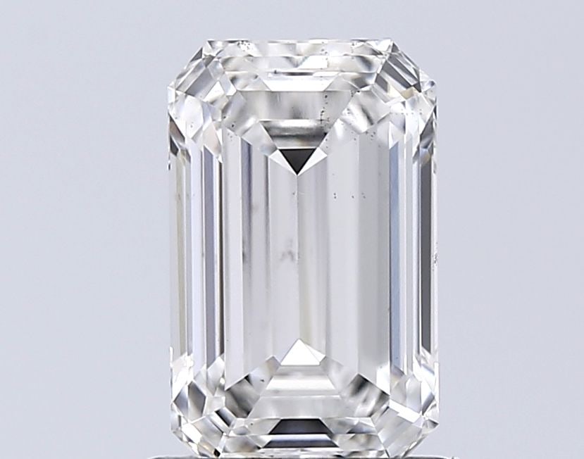 Loose Diamond - EMERALD 1.57ct E VS2: Loose Diamond - EMERALD 1.57ct E VS2 Source: This is a real non-mined Diamond that has been grown in a lab Shape: EMERALD Carats: 1.57 Color: E Clarity: VS2 Certification: IGI Video:
