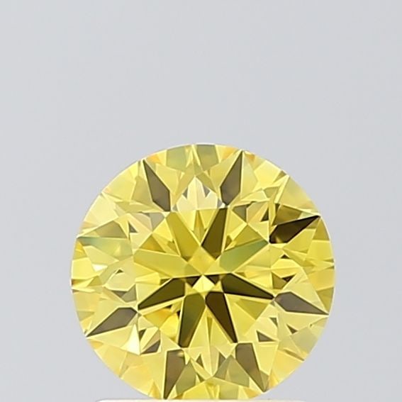 Ideal Loose Diamond - ROUND 1.08ct Fancy Vivid Yellow VVS2: Ideal Loose Diamond - ROUND 1.08ct Fancy Vivid Yellow VVS2 Source: This is a real non-mined Diamond that has been grown in a lab Shape: ROUND Carats: 1.08 Color: Fancy Vivid Yellow Certification: IGI