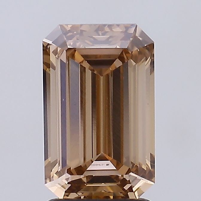 Loose Diamond - EMERALD 1.99ct Fancy Brown VS1: Loose Diamond - EMERALD 1.99ct Fancy Brown VS1 Source: This is a real non-mined Diamond that has been grown in a lab Shape: EMERALD Carats: 1.99 Color: Fancy Brown Certification: IGI Video: