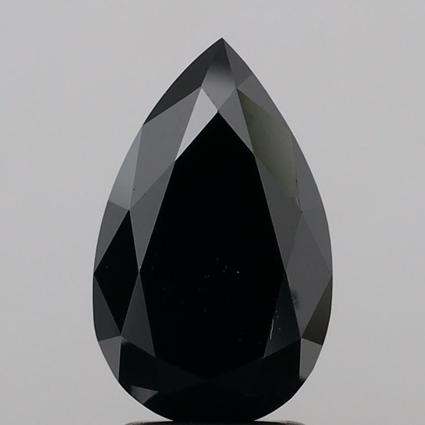 Loose Diamond - PEAR 2.76ct Fancy Black VS1: Loose Diamond - PEAR 2.76ct Fancy Black VS1 Source: This is a real non-mined Diamond that has been grown in a lab Shape: PEAR Carats: 2.76 Color: Fancy Black Certification: IGI Video: