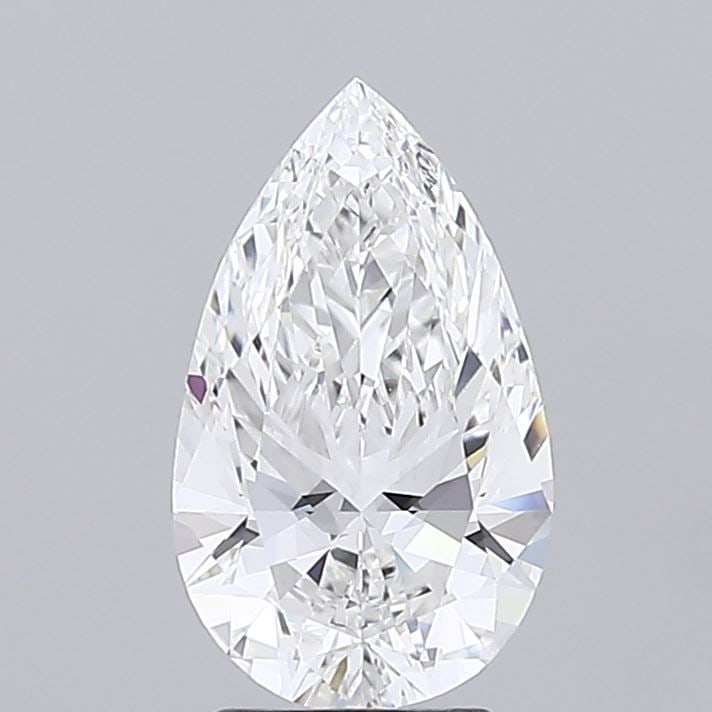 Loose Diamond - PEAR 2.55ct E VVS2: Loose Diamond - PEAR 2.55ct E VVS2 Source: This is a real non-mined Diamond that has been grown in a lab Shape: PEAR Carats: 2.55 Color: E Clarity: VVS2 Certification: IGI Video: