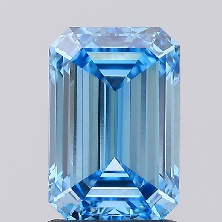 Loose Diamond - EMERALD 1.5ct Fancy Vivid Blue VS1: Loose Diamond - EMERALD 1.5ct Fancy Vivid Blue VS1 Source: This is a real non-mined Diamond that has been grown in a lab Shape: EMERALD Carats: 1.5 Color: Fancy Vivid Blue Certification: IGI Video:
