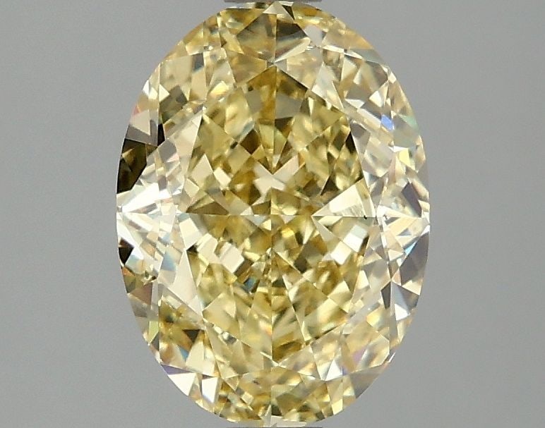 Loose Diamond - OVAL 2.06ct Fancy Intense Yellow VS1: Loose Diamond - OVAL 2.06ct Fancy Intense Yellow VS1 Source: This is a real non-mined Diamond that has been grown in a lab Shape: OVAL Carats: 2.06 Color: Fancy Intense Yellow Certification: IGI Video