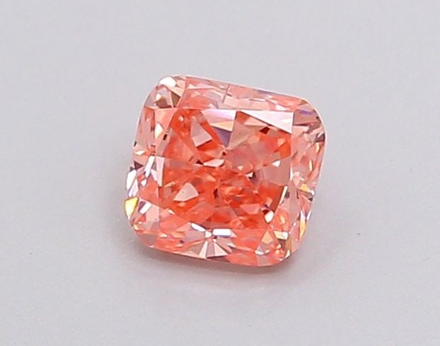 Loose Diamond - CUSHION BRILLIANT 0.44ct Fancy Vivid Pink VS2: Loose Diamond - CUSHION BRILLIANT 0.44ct Fancy Vivid Pink VS2 Source: This is a real non-mined Diamond that has been grown in a lab Shape: CUSHION BRILLIANT Carats: 0.44 Color: Fancy Vivid Pink Certif