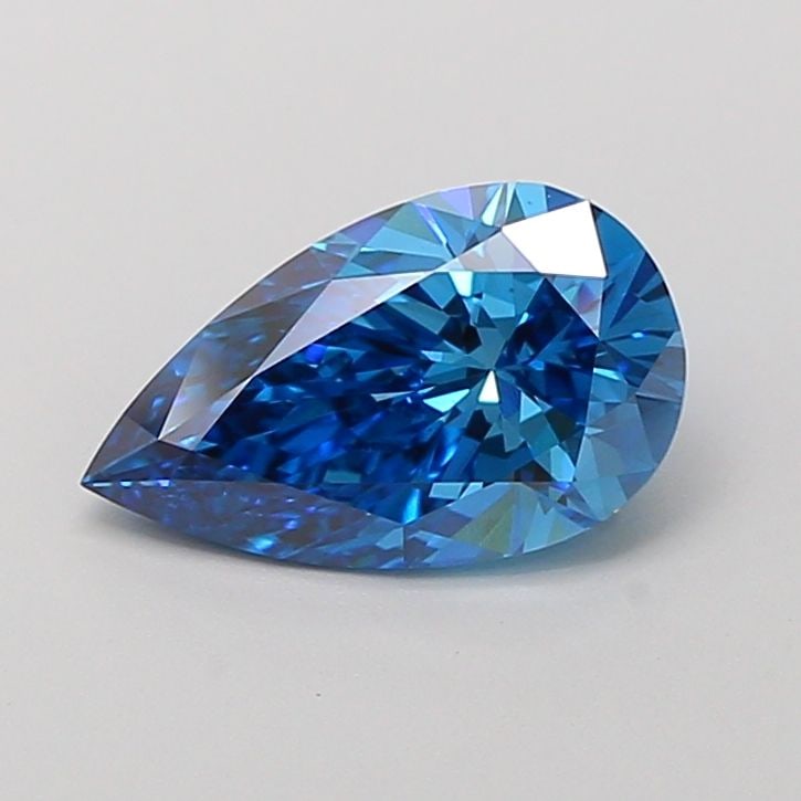 Loose Diamond - PEAR 1.69ct Fancy Vivid Blue VS1: Loose Diamond - PEAR 1.69ct Fancy Vivid Blue VS1 Source: This is a real non-mined Diamond that has been grown in a lab Shape: PEAR Carats: 1.69 Color: Fancy Vivid Blue Certification: IGI Video:
