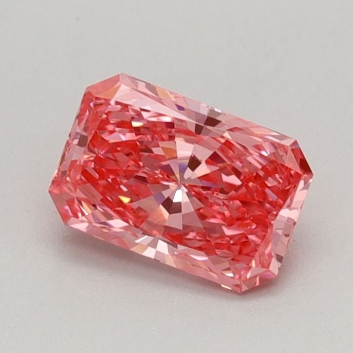 Loose Diamond - RADIANT 0.49ct Fancy Vivid Pink VS1: Loose Diamond - RADIANT 0.49ct Fancy Vivid Pink VS1 Source: This is a real non-mined Diamond that has been grown in a lab Shape: RADIANT Carats: 0.49 Color: Fancy Vivid Pink Certification: IGI Video: