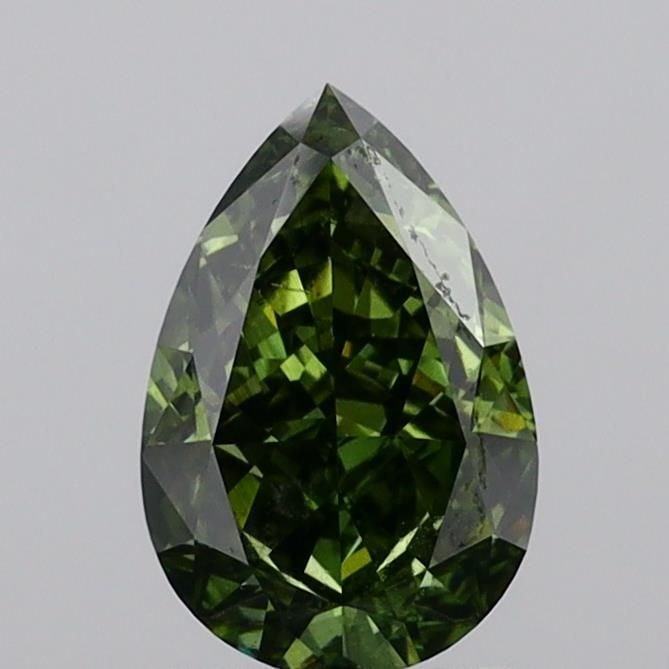 Loose Diamond - PEAR 1.51ct Fancy Vivid Green VS2: Loose Diamond - PEAR 1.51ct Fancy Vivid Green VS2 Source: This is a real non-mined Diamond that has been grown in a lab Shape: PEAR Carats: 1.51 Color: Fancy Vivid Green Certification: IGI Additional