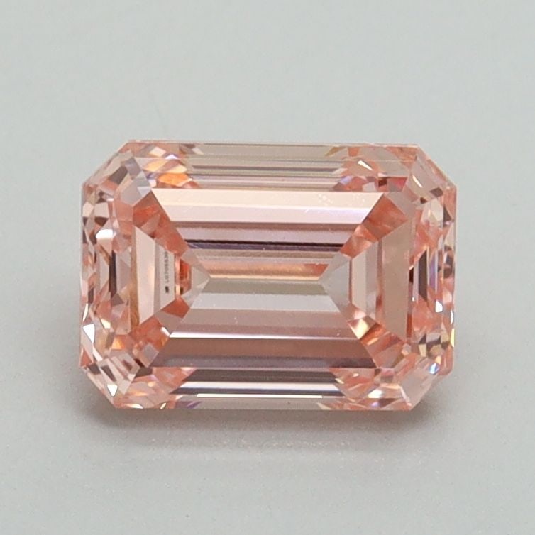 Loose Diamond - EMERALD 1.23ct Fancy Vivid Pink VS1: Loose Diamond - EMERALD 1.23ct Fancy Vivid Pink VS1 Source: This is a real non-mined Diamond that has been grown in a lab Shape: EMERALD Carats: 1.23 Color: Fancy Vivid Pink Certification: IGI Video:
