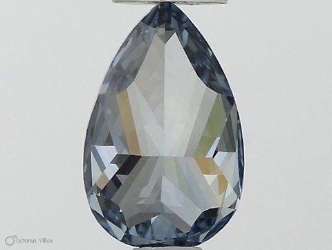 Loose Diamond - PEAR 0.51ct Fancy Vivid Blue VS1: Loose Diamond - PEAR 0.51ct Fancy Vivid Blue VS1 Source: This is a real non-mined Diamond that has been grown in a lab Shape: PEAR Carats: 0.51 Color: Fancy Vivid Blue Certification: IGI Video:
