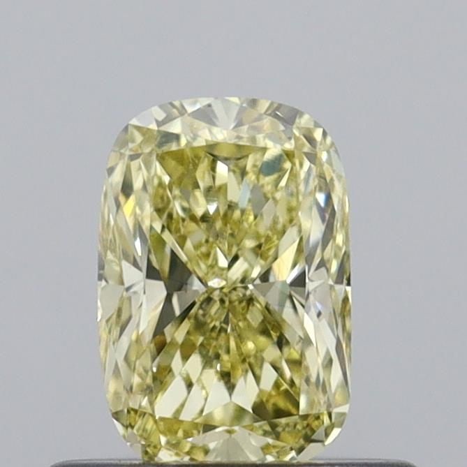 Loose Diamond - CUSHION MODIFIED 0.49ct Fancy Yellow VS1: Loose Diamond - CUSHION MODIFIED 0.49ct Fancy Yellow VS1 Source: This is a real non-mined Diamond that has been grown in a lab Shape: CUSHION MODIFIED Carats: 0.49 Color: Fancy Yellow Certification: I