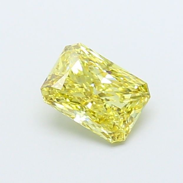 Loose Diamond - RADIANT 1.36ct Fancy Intense Yellow SI1: Loose Diamond - RADIANT 1.36ct Fancy Intense Yellow SI1 Source: This is a real non-mined Diamond that has been grown in a lab Shape: RADIANT Carats: 1.36 Color: Fancy Intense Yellow Certification: IGI